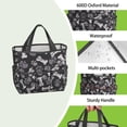 thumbnail image 4 of Garden Tool Bag,Paw Prints and Bones Garden Tool Organizer,Garden Gifts,Waterproof Multi-Pocket Garden Tool Storage 11.8x5.5x11.4 Inch(Tools NOT Included), 4 of 6