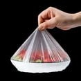 thumbnail image 5 of Disposable Food Cover Saran Wrap Bowel Cover Food Grade Fresh-keeping Plastic Bag Kitchen Storage Accessories, 5 of 9