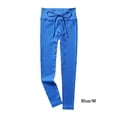 thumbnail image 3 of Sonducket Mallas acanaladas sin costuras para mujer, ropa deportiva elástica para Fitness, pantalones de realce de cadera, Push Up, Sexy para Prendas para la parte inferior del cuerpo Azul METRO, 3 of 6