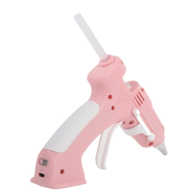 Pistola de Pegamento inalámbrica, Mini Pistola de Pegamento, Con 10 Barras de Pegamento, Herramienta Inalmbrica de Pegamento Termofusible, Kit de Pistola de Pegamento Caliente