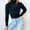 Black, variant on BEFOKA Women's 2025 Fall Turtleneck Oversized Sweaters Long Sleeve Knit Pullover Tops Slim Fits Winter Fashion Clothes Mock Neck Knitted Tops Winter Shirts Outerwear