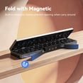 thumbnail image 6 of SIKAI CASE Foldable Bluetooth Keyboard with Magnetic Stand,Mini Keyboard for Tablet,Phones.Travel(Black）, 6 of 10