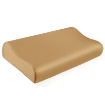 THXSILK Silk Contour Pillowcase, 19 Momme Silk Cervical Pillowcase, Neck Pillowcase, Wave Shape Pillow Case, 100% Pure Mulberry Silk, Metallic Gold