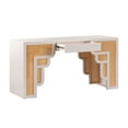thumbnail image 3 of TOV Furniture Suzie Cream & Rattan Desk, 3 of 11