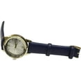thumbnail image 2 of Blekon Collections Japanese Quartz Womens Elegant Cut Crystal Bezel Leather Strap Watch, 2 of 5