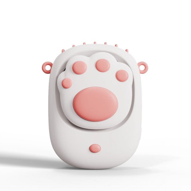 Ventilador de cuello blanco, mini ventilador de escritorio USB, ventilador personal portátil de 1500 Mah, 3 velocidades/manos libres, adecuado para oficina, hogar