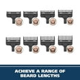 thumbnail image 6 of Blade Rechargeable Wet Dry Lithium Ion Deluxe Beard Trimmer with Interchangeable Heads for Men, 6 of 8