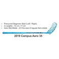 thumbnail image 3 of 2019 Salming Campus Aero 35 Floorball Stick, 3 of 6