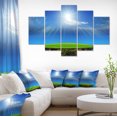 thumbnail image 1 of Blue Sky and Sun Shining - Landscape Canvas Art Print, 1 of 3