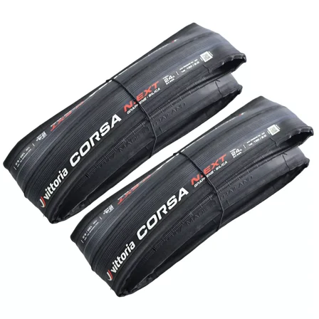Vittoria CORSA N.EXT G2.0 Folding Tire Clincher 700x24C , Black, VT3120