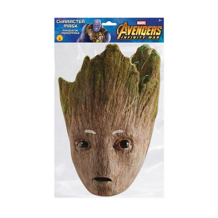 Funny Character Mask - Teen Groot Character Mask (One-Size)