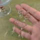 thumbnail image 4 of Pendientes largos con borlas y perlas de plata 925 con forma de estrella y aguja para mujer, estilo moderno, elegantes y adecuados para muchas ocasiones., 4 of 5
