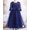 Dark Blue, variant on iEFiEL Girls Lace Mesh Flower Girl Dress Princess Pageant Bridesmaid Birthday Party Dress