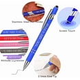 thumbnail image 2 of Funny Pen Inspirational Ballpoint Pens Funny Pens with Inspirational Quotes Screen Touch Stylus Pen Metal Gel Ballpoint Pen for Office School(10 Pieces, 10 Colors), 2 of 6