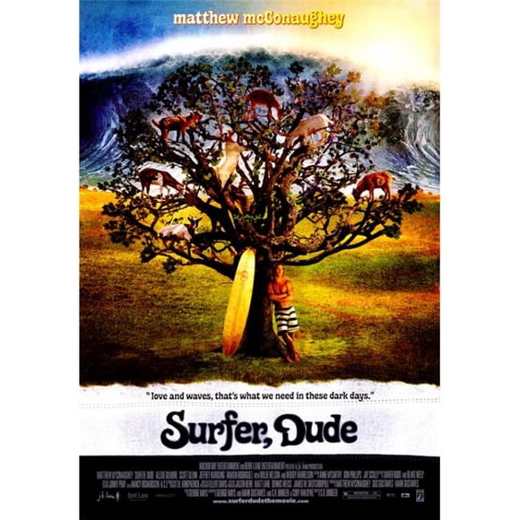 Posterazzi MOVAI8268 Surfer Dude Affiche de Film - 27 x 40 Po.