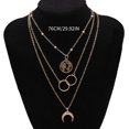 thumbnail image 4 of lionlar Collier Papillon Pendentif Multicouche Délicat Collier Ras du Cou Multicouche Doré, 4 of 4