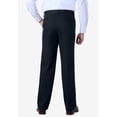 thumbnail image 2 of KingSize Men's Big & Tall Relaxed Fit Wrinkle-Free Expandable Waist Plain Front Pants, 2 of 3
