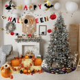 thumbnail image 4 of Halloween Tree Skirt Ghost Pumpkin Skull Tree Mat for Halloween Christmas Xmas Festive Party Yard Decoration Ornaments 36 in, 4 of 6