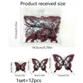 thumbnail image 3 of 3D Butterfly Wall Sticker, Halloween Wall Decal Art Mural DIY Living Room Bedroom Home Decor, 3 of 8