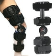 thumbnail image 4 of Knee Support Stabilizer, Hinged Knee Brace 120 Degrees Bending Angle Breathable Button Lock  for Leg Injuries, 4 of 8