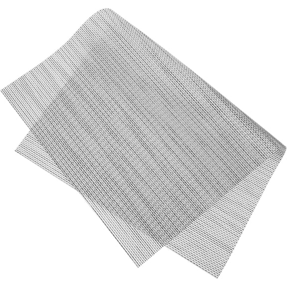 ETEREAUTY 4pcs Green Placemats PVC Heat Resistant Non Slip Elegant Placemats For Parties