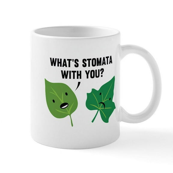 CafePress - Stomata Mug - 11 oz Ceramic Mug - Novelty Coffee Tea Cup