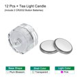 thumbnail image 3 of Unique Bargains 12Pcs Bright LED Tea Light, Pink Waterproof Flameless Candle Color Change Party Wedding Festivals Decor, 3 of 7