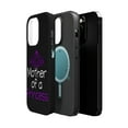 thumbnail image 2 of DistinctInk Tough Case for Apple iPhone 14 PRO (6.1" Screen), Compatible with MagSafe Charging - Mother of a Princess, 2 of 6