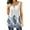 Gray, variant on 2026 Womens Clothing under $5 asdoklhq Womens Plus Size Tops,Women Summer Tops Casual Button Pleated Crewneck Printed Sleeveless Tunic T-Shirt Loose Blouse Tee