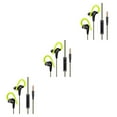 thumbnail image 1 of Guardoinrt Écouteurs de Sport Étanches Stéréo pour Téléphone Intelligent Réduction de Bruit Résistants à la Transpiration Casque de Musique Portable Mains Libres Vert 3ensemble, 1 of 6