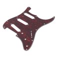 thumbnail image 1 of 11 Hole Electric Guitar Pickguard, Plastic Front Pick Guard for Strat Guitars with Aluminum Foil Backing Scratch Protection, 1 of 7