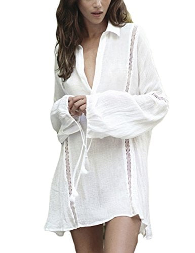 long sleeve bathing suit cover up