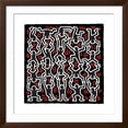 thumbnail image 2 of Art.com Untitled Pop Art Giclee Print by Keith Haring, Brown Frame Wall Art, 38" x 38", 2 of 5