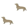 thumbnail image 3 of Transemion Wood Dinner Plate With Dachshund Stylish And Functional Tableware Multipurpose burlywood 2Set, 3 of 6