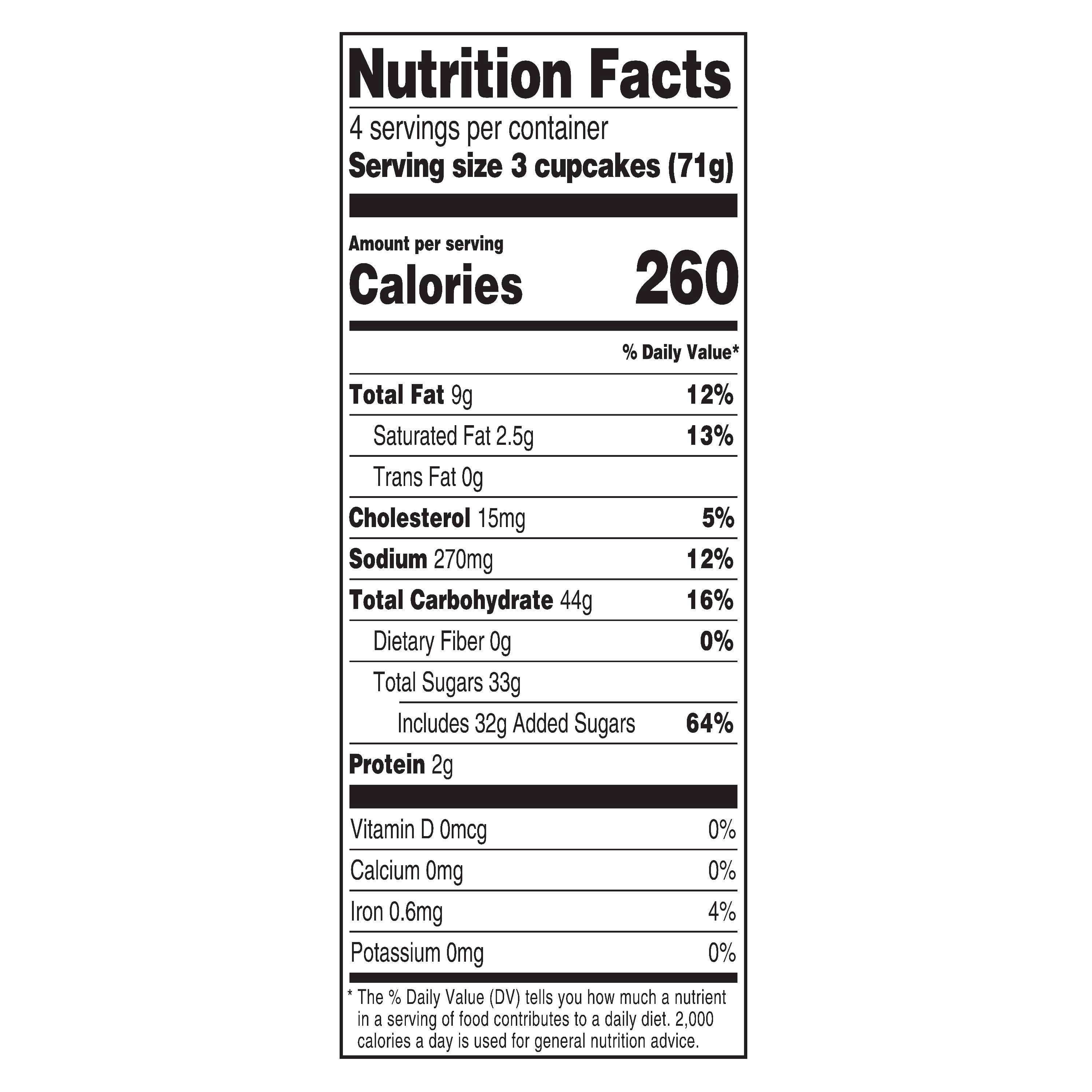 Freshness Guaranteed Mini Vanilla Cupcakes, Red & Green Icing, 12 Count