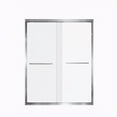 thumbnail image 4 of S-RM6076TB 56-60"W x 76"H Sliding Shower Door, 8mm Frameless Glass Shower Door with Matte Black Hardware, Towel Bar and Handle,Drop Shipping available, 4 of 19