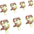 thumbnail image 1 of 70 Pieces Spring Clip Hose Clamp Stainless Steel Gasoline Hose Clamps Adjustable Hose Clamps Spring Clip Clamps for Fixing Soft Pipes and Hose 7 Sizes:,JU, 1 of 5