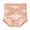 Nude & Pink, variant on Women High Waist Cotton Underwear Seamless Tummy Control Shapewear Panties Stretch Full Coverage Postpartum Briefs