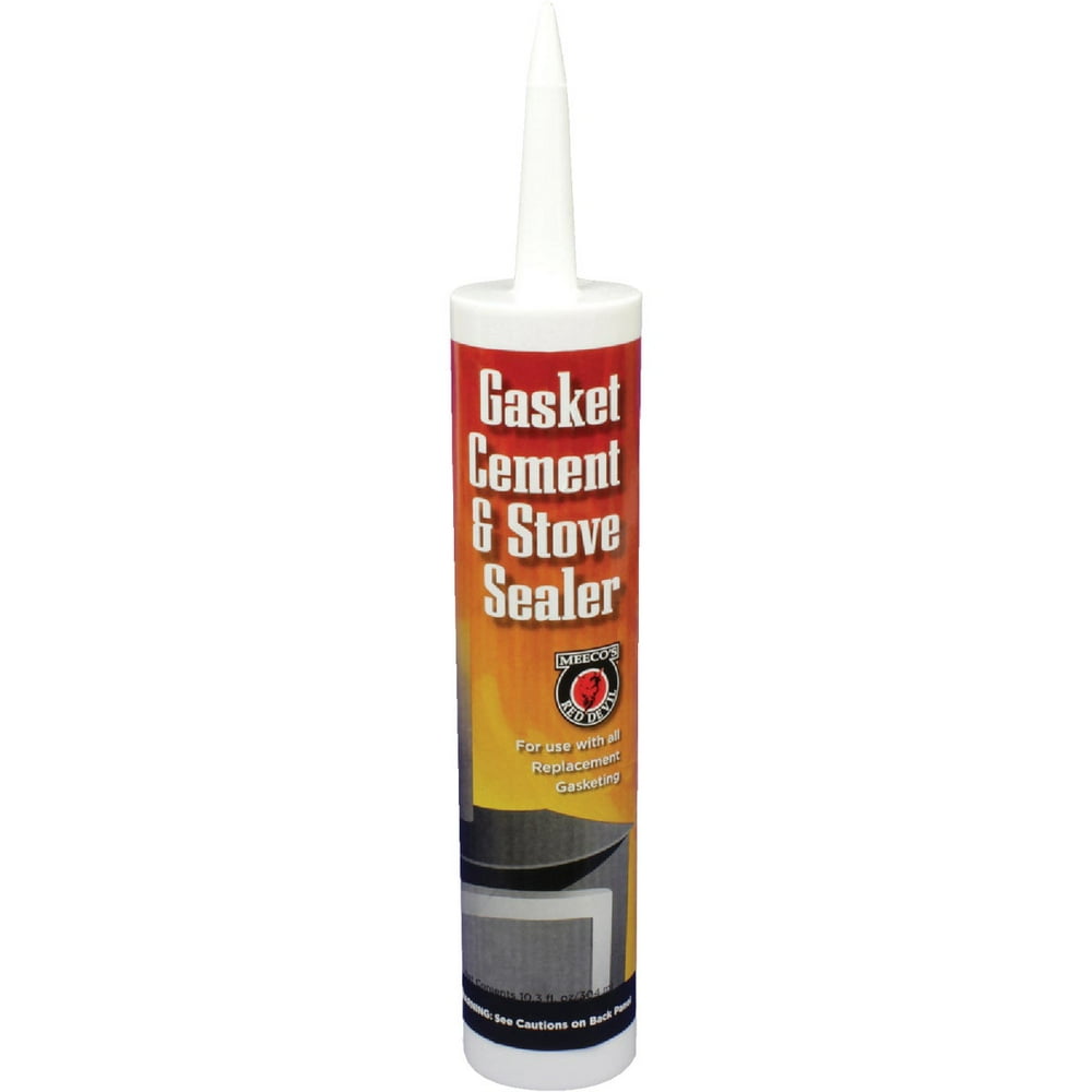 Meeco's Red Devil 10.3 Oz. Black Gasket Cement and Stove Sealer 110C