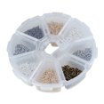thumbnail image 3 of Minkissy Jewelry Findings Eye Pins Metal Screw Rings 800Pcs Tiny Screw Hooks For Diy Crafting Projects, 3 of 8