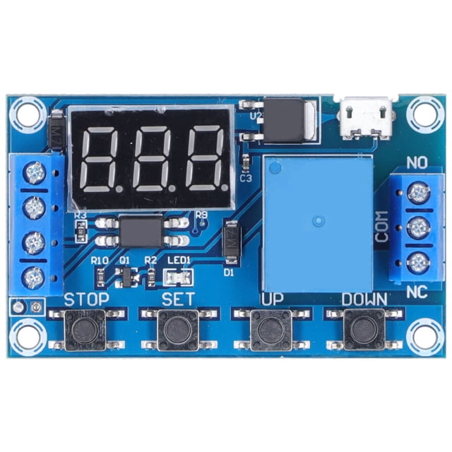 Timer Relay, Disconnect Trigger Relay Module Delay-Off Cycle Timer One Key Emergency Stop For Smart Home Controller
