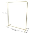 thumbnail image 4 of Miumaeov Gold Clothes Rack Metal Freestanding Garment Rack Clothes Display Stand for Home/Clothing Store, 4 of 10