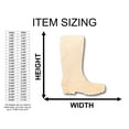 thumbnail image 2 of Unfinished Wood Rain Mud Boot Shape - Craft - up to 46" DIY 3" / 1/4", 2 of 3