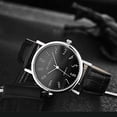 thumbnail image 5 of Roman Classic Scale Dial Men's Calendar Watch with Strap Belt, 5 of 5