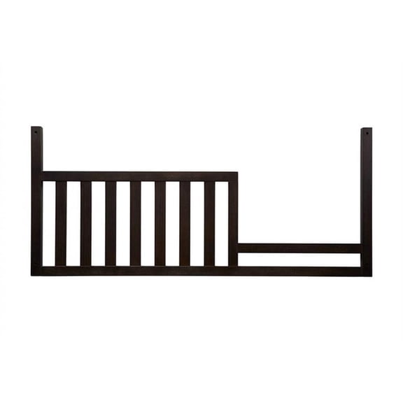 Baby Cache Glendale Toddler Guard Rail in Charcoal Brown