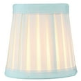 thumbnail image 4 of Home Concept 3x4x4 Crisp Linen Pleated Clip-on Candelabra Lampshade, 4 of 4