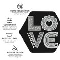 thumbnail image 3 of Firefighter Love Leather Coasters for Drinks Perfect for Living Room, Kitchen, or Outdoor Use Set of 6 Hexagon, 3 of 6
