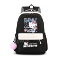 thumbnail image 1 of Sac à Dos Mignon Hello Kitty pour Filles, Grande Capacité, Patchwork, Mochilas Simples, 1 of 5