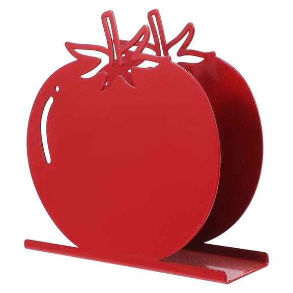 Raindrops Elegant Red Metal Napkin Holder for Storage with Beautiful Polishing Finish 4.5 x 3.2 Inches
