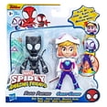 thumbnail image 1 of Figura Pantera Negra y Ghost Spider Hasbro Marvel 4 Pulgadas, 1 of 4